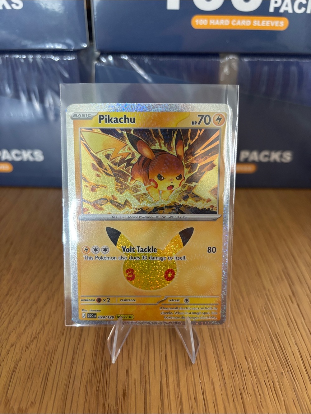 Pikachu #2 30th Celebrations Set Card 024/128